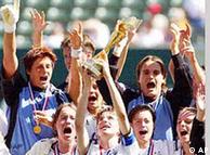 Women's soccer has been booming since these German ladies won the World Cup in 2003, said Selmer
