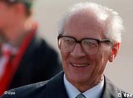 A 1989 photo of former East German leader Erich Honecker