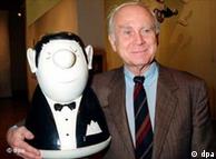 Vicco von Bülow, aka Loriot, with his puppet character
