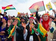 Kurds demonstrating in Germany