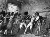 Cena da prisão de Robespierre
