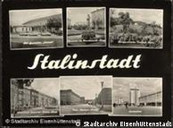 Antiga Stalinstadt, hoje Eisenhüttenstadt