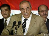 Primeiro-ministro iraquiano Iyad Allawi