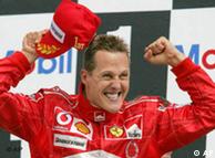 Michael Schumacher en el Gran Premio de Hockenheim, 2004.