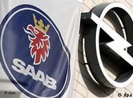 Saab and Opel logos
