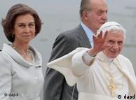 Pope Benedict XVI waving