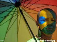 Manifestação contra homofobia no Brasil