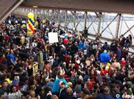 Manifestantes do movimento “Occupy Wall Street” já ocuparam a ponte de Brooklyn, em Nova Iorque