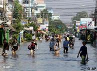 Inundações como as das Tailândia são outro desafio