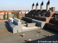 سطح مصنع الجعة القديم في أحد أحياء برلين الجنوبية الذي يراد إقامة أضخم مزرعة في المدينة فوق سطحه