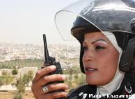 إسلام فواز، شرطية مرور في العاصمة عمان