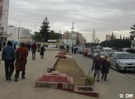 الشارع الرئيسي بمدينة سيدي بوزيد