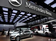 Estande da Mercedes-Benz em Detroit