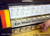 A German ballot machine