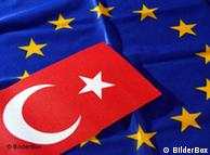 EU and Turkish flags