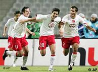 Nuri Sahin (ortada) ve Hamit Altıntop (sağda) Türk milli takımının Bundesliga menşeli oyuncularından
