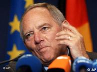 German Finance Minister, Wolfgang Schäuble 