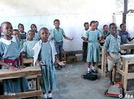 Niños kenianos en la escuela.
