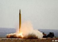 Photo released on Monday April 3, 2006 shows a test firing of a Fajr-3 missile fired by Iran in the Persian Gulf on April 1, 2006. Iran conducted its second major test of a new missile within days, firing a high-speed torpedo that it said no submarine or warship can escape and boasting of its strength at a time of increased tensions with the United States over its nuclear program.The tests Sunday came during war games that Iran's elite Revolutionary Guards have been holding in the Persian Gulf and the Arabian Sea since Friday.(AP Photo/IRNA)