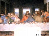 Detail of 'The Last Supper' by Leonardo da Vinci