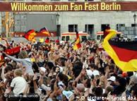 Thousands of German fans showing their true colors in Berlin