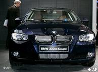 BMW черного цвета