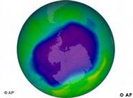 كوكب الأرض في خطر: صورة إلتقطت بالأقمار الصناعية لثقب الأوزون 