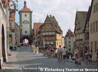 Rothenburg ob der Tauber, considerada a mais preservada cidade medieval alemã