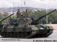 Tanque Leopardo, de fabricación alemana, fue suministrado al gobierno turco.  