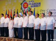 ASEAN leaders pose for a group photo following their 2nd East Asia Summit