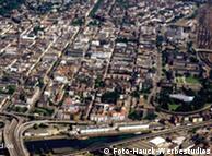 Mannheim - Luftaufnahme der Stadt - (bitte freies Formatbild) Foto: Foto-Hauck-Werbestudios, Ottheinrich Hauck, undatierte Aufnahme, 2006