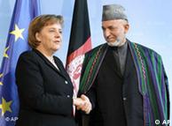 Merkel and Karzai