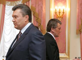 Виктор Янукович и Виктор Ющенко