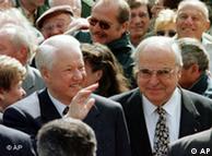 Kohl met with Yeltsin on several occasions