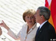 Merkel and Bush