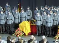A memorial service was held for the fallen soldiers on Wednesday