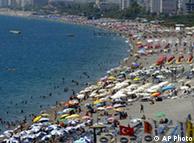 ساحل آنتالیا در ترکیه