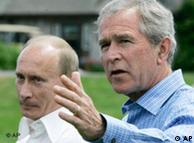 Putin y Bush, el juego de las apariencias.