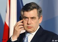 Laborista Gordon Brown: muchas coincidencias con con el conservador Nicolas Sarkozy.