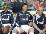 Christoph Metzelder on the Real Madrid bench