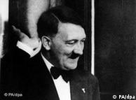 Picture of Adolf Hitler at balcony of the Festspielhaus