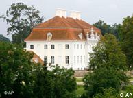 Meseberg Palace, surrounded by trees