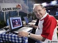 Walter Lutzky (86 años), el aficionado más longevo de Alemania.