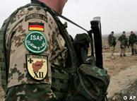 A German solider in Afghanistan