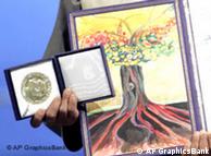 诺贝尔和平奖奖章和证书（2006年）