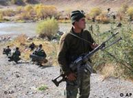 Turkish soldier patrols the border with Iraq
