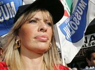 Alessandra Mussolini: exabrupto xenófobo.
