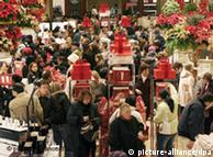 Christmas shoppers