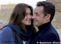 Carla Bruni y Nicolas Sarkozy se dieron el 