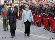 Zapatero y Merkel en Mallorca, a principios de 2008.